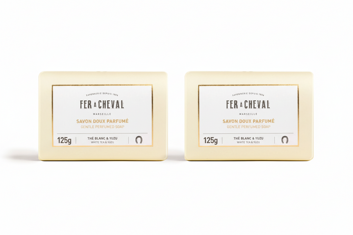 Mildly Scented Soap Bar 4.4 oz / 125 g White Tea & Yuzu 2Pack