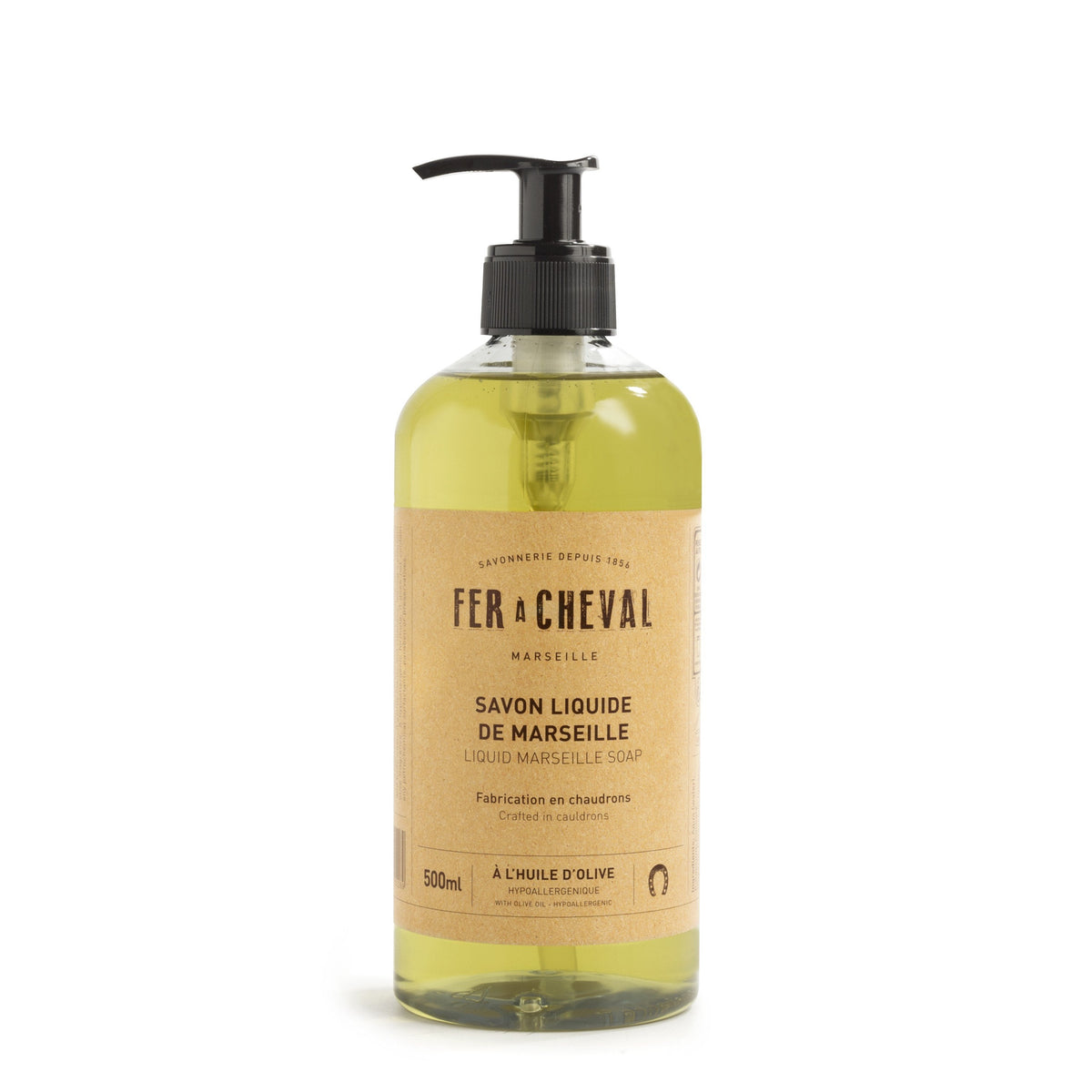 Olive Oil Marseille Liquid Soap (SKU 025228), 16.9 fl oz / 500 ml