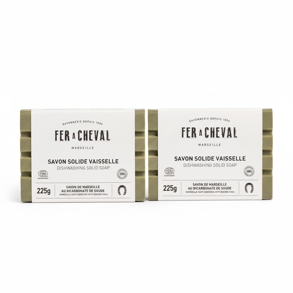 2x Savon Solide Vaisselle