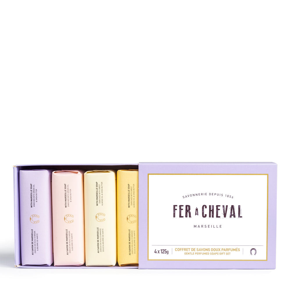 Gift Set of Gentle Scented Soaps – 4 x 4.4 oz