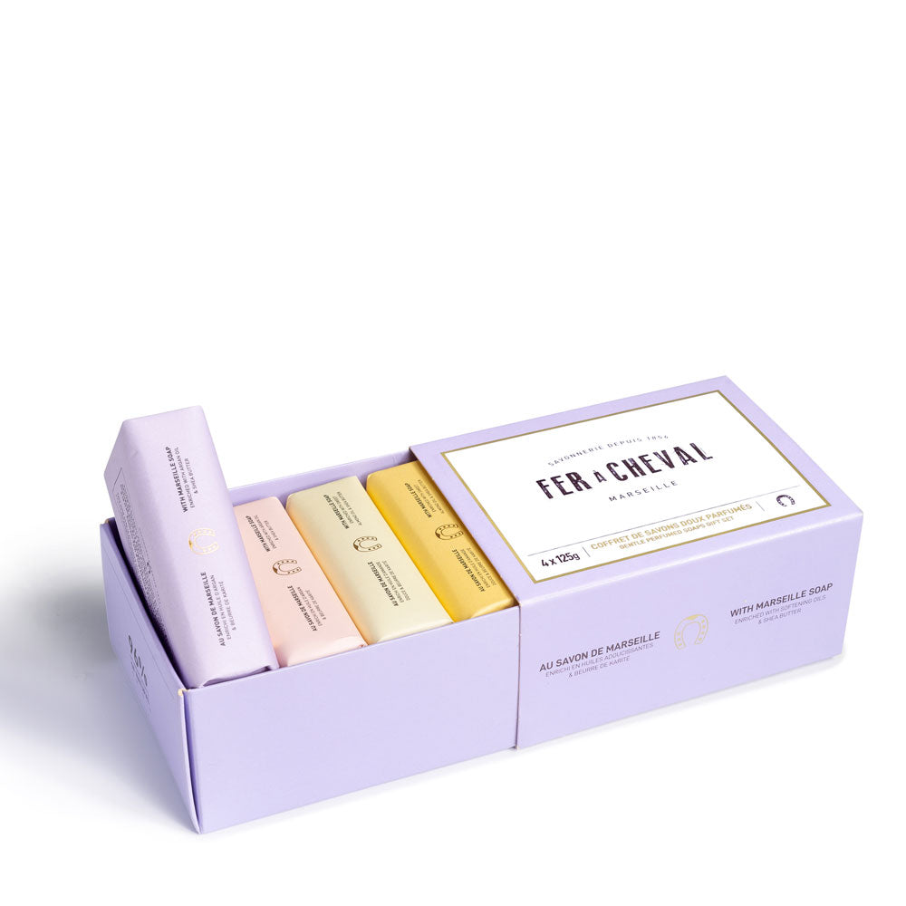 Gift Set of Gentle Scented Soaps – 4 x 4.4 oz