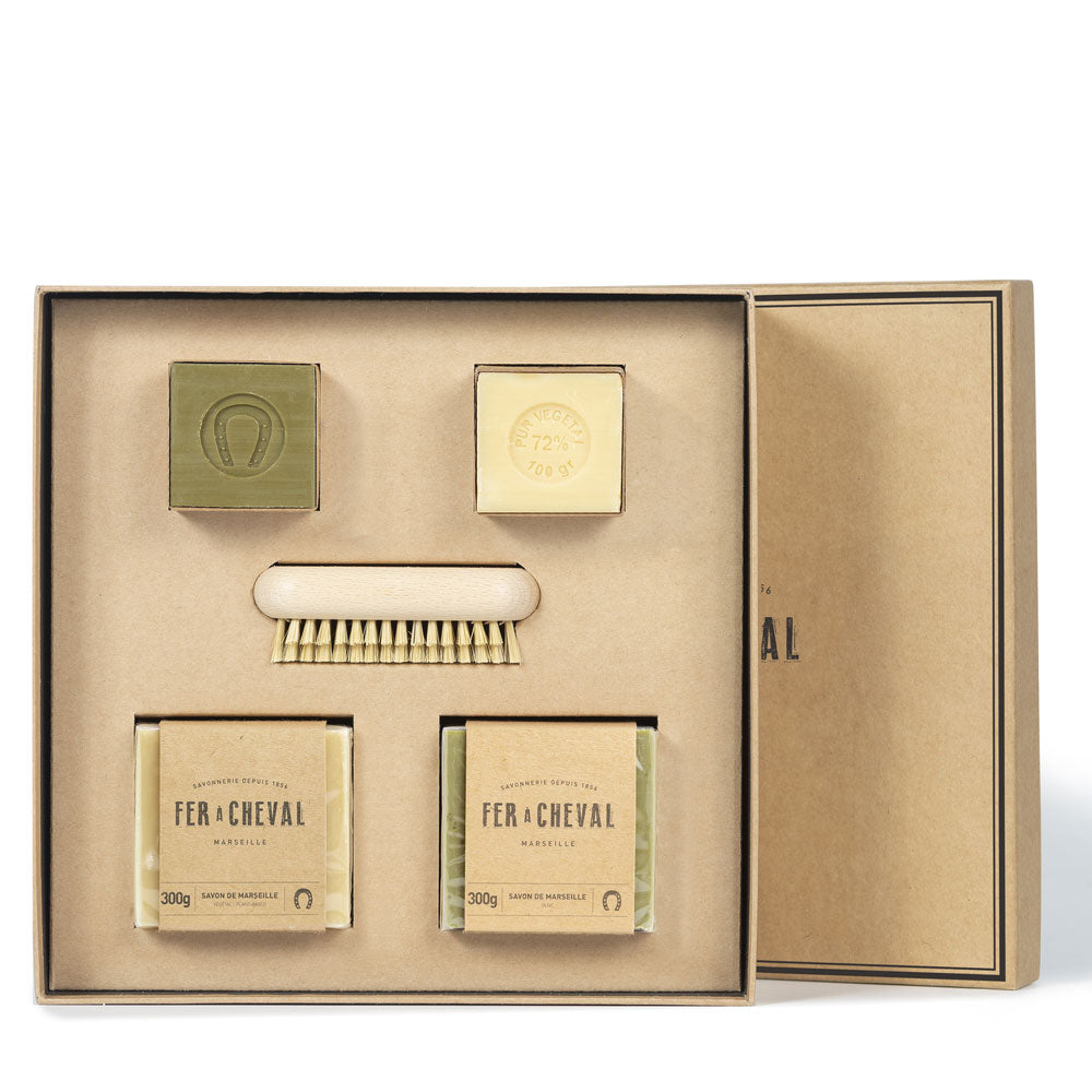 Pure Soap Gift Set with Nail Brush