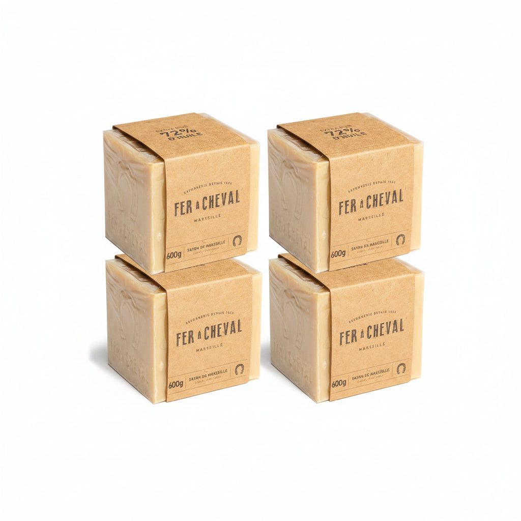 Pack of 4 Savon de Marseille Vegetable Cube 10.58oz