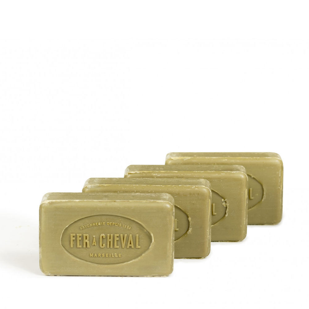 Pure Olive Marseille Soap Set of 4 bars of 3.53 oz / 100 g (SKU 021496)